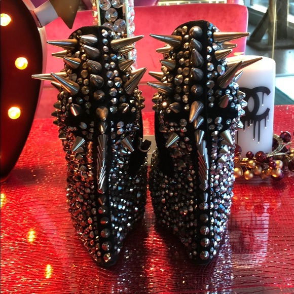 Giuseppe Zanotti Studded & Spiked ankle boots 39 - Picture 2 of 4